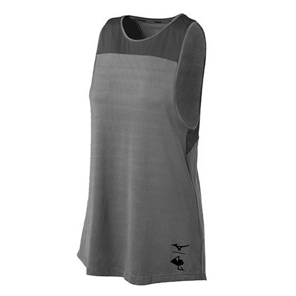 Damske Tank Top Mizuno April Ross Luxe Volejbalove Čierne Vypredaj IGSC15802